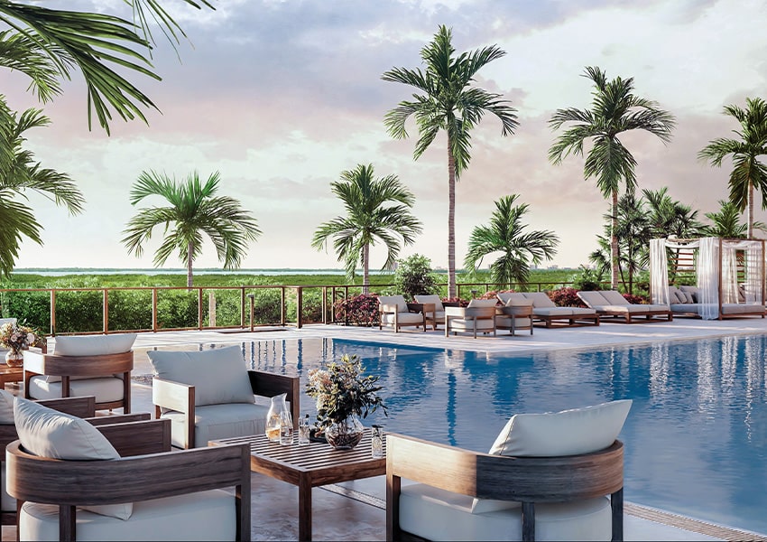 The Island at West Bay Rooftop Pool
