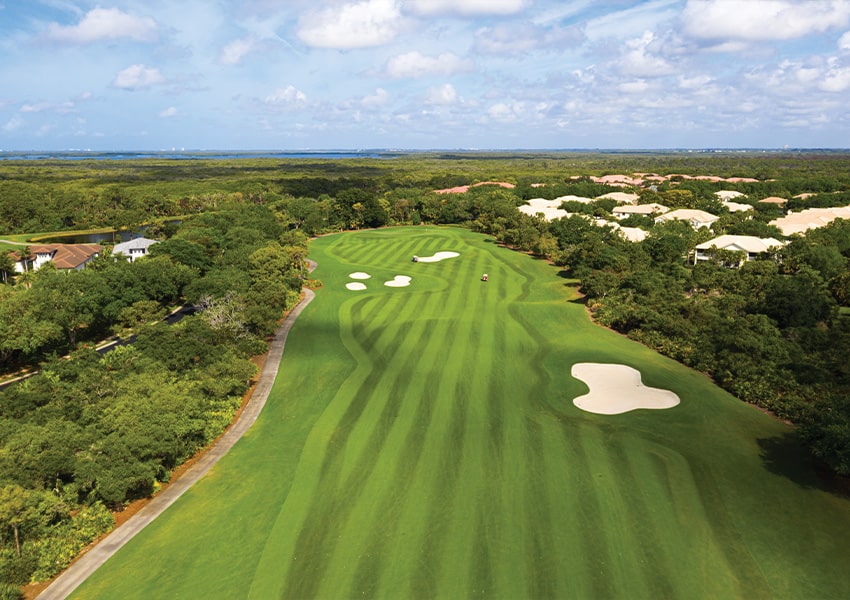 The Golf Course at West Bay Club in Estero Florida